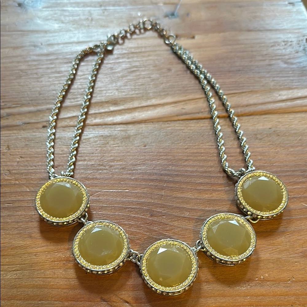 Banana Republic Elegant Grey-Tone Necklace